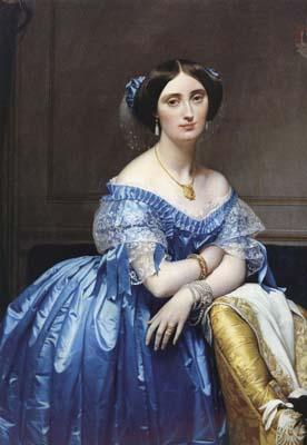 Jean Auguste Dominique Ingres Portrait of Princess Pauline-Eleonore de Broglie (mk04) Sweden oil painting art